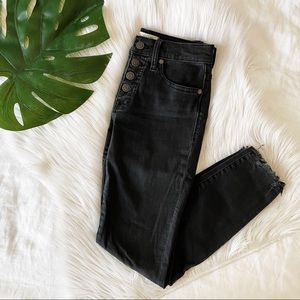 Madewell 10” high rise skinny jeans